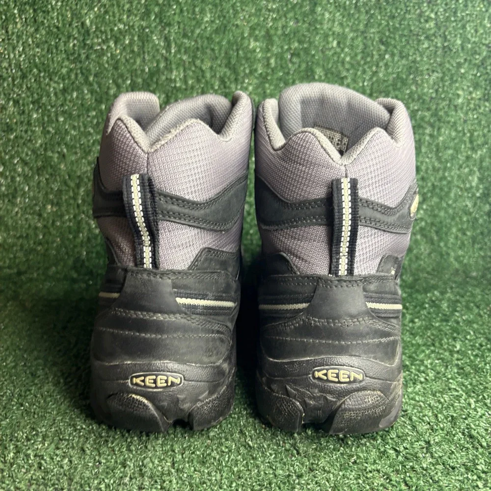 Keen Delta Leather Waterproof Hiking Outdoor Trail Winter Boots Black Mens Sz 10